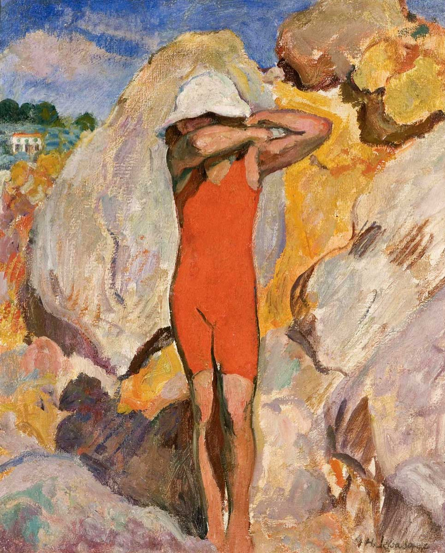 法国后印象派画家亨利·莱巴斯克（Henri Lebasque）油画作品欣赏