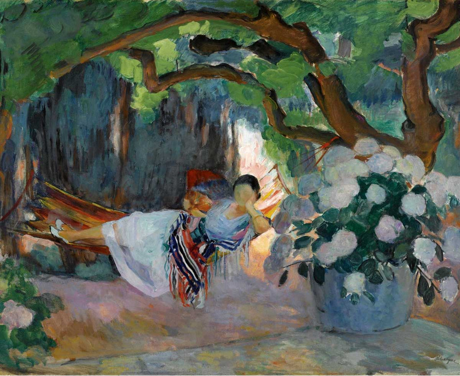 法国后印象派画家亨利·莱巴斯克（Henri Lebasque）油画作品欣赏