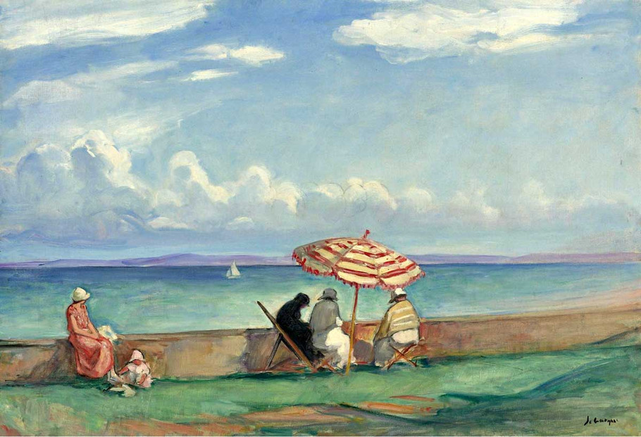 法国后印象派画家亨利·莱巴斯克（Henri Lebasque）油画作品欣赏