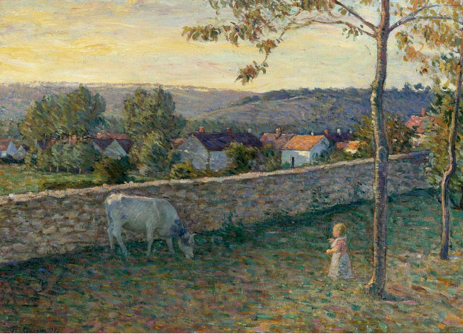 法国后印象派画家亨利·莱巴斯克（Henri Lebasque）油画作品欣赏