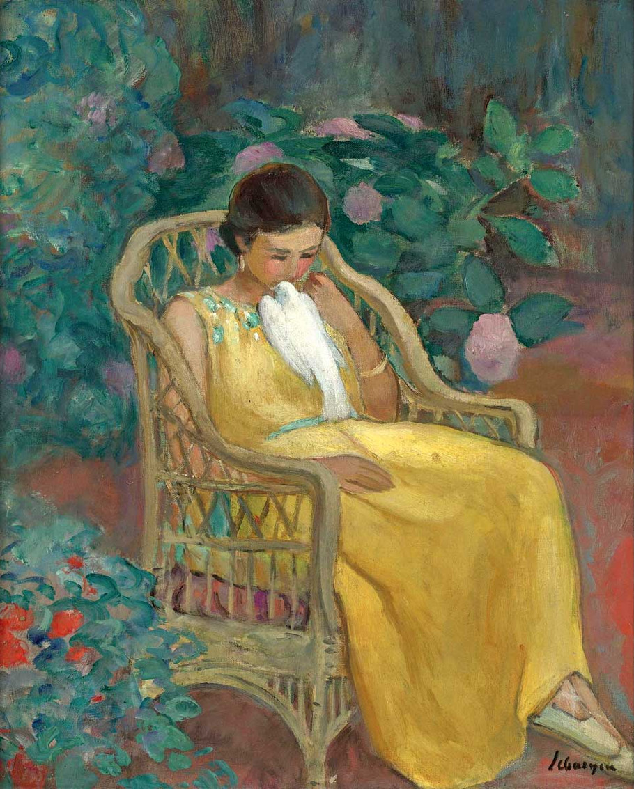 法国后印象派画家亨利·莱巴斯克（Henri Lebasque）油画作品欣赏