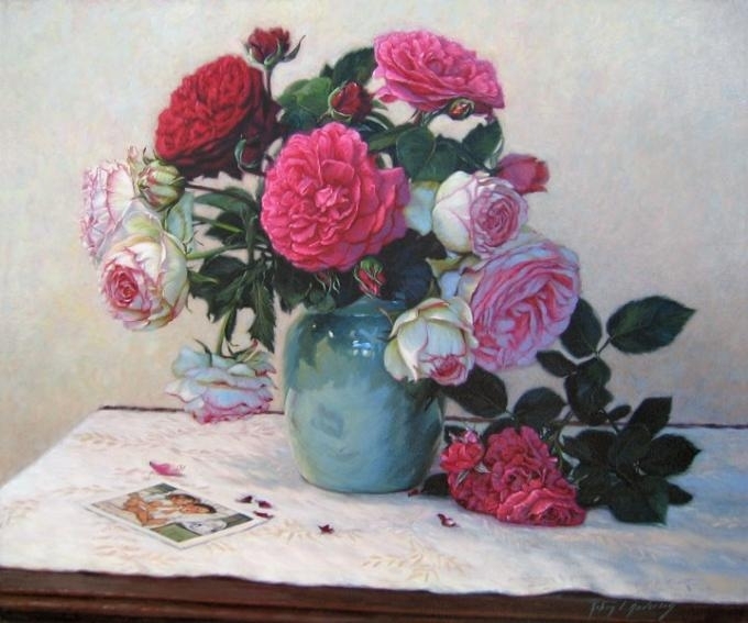 Robin Lucile Anderson油画花卉欣赏