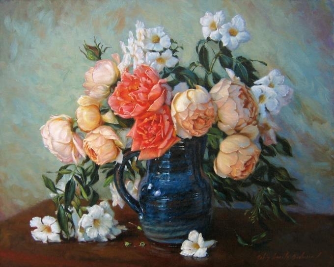 Robin Lucile Anderson油画花卉欣赏