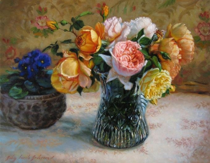 Robin Lucile Anderson油画花卉欣赏