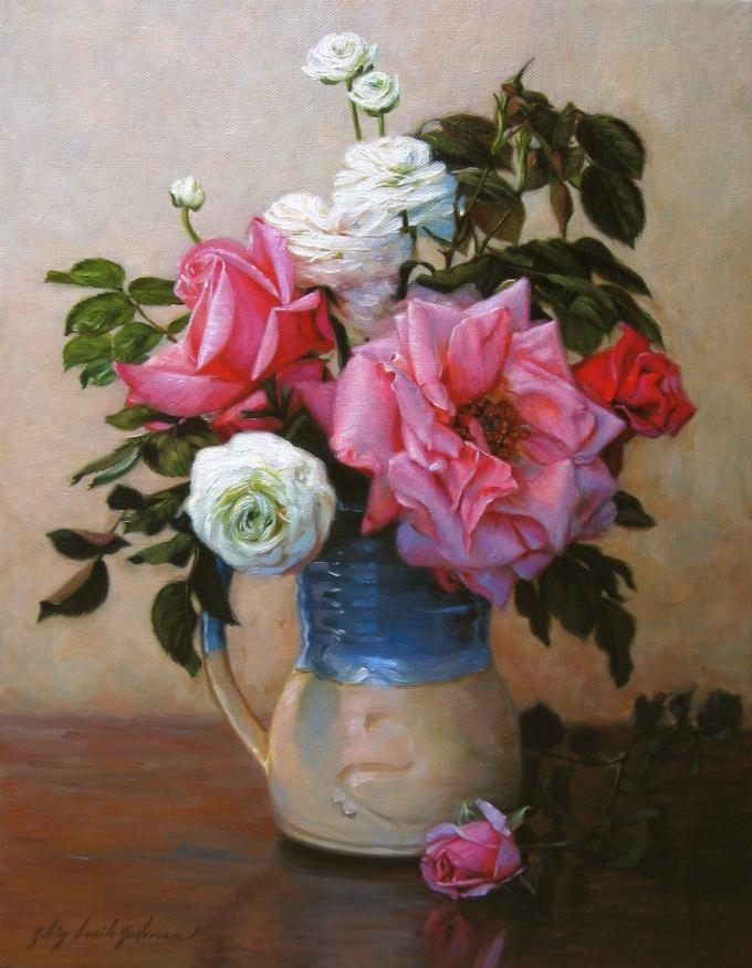 Robin Lucile Anderson油画花卉欣赏