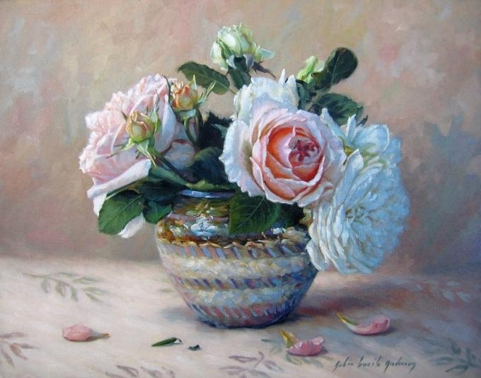 Robin Lucile Anderson油画花卉欣赏