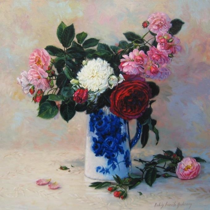 Robin Lucile Anderson油画花卉欣赏