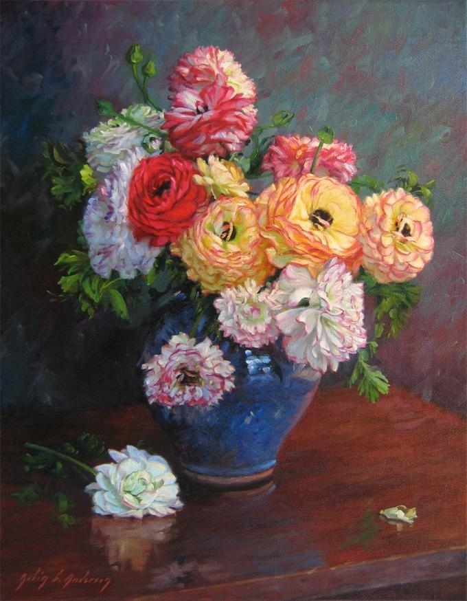 Robin Lucile Anderson油画花卉欣赏
