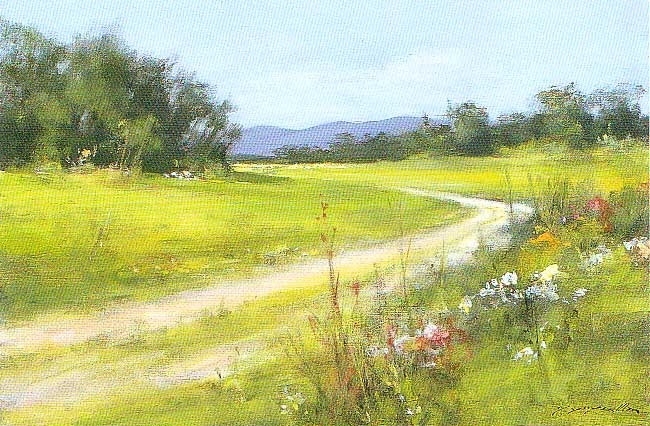 日本湯山俊久（Toshihisa Yuyama）油画风景作品