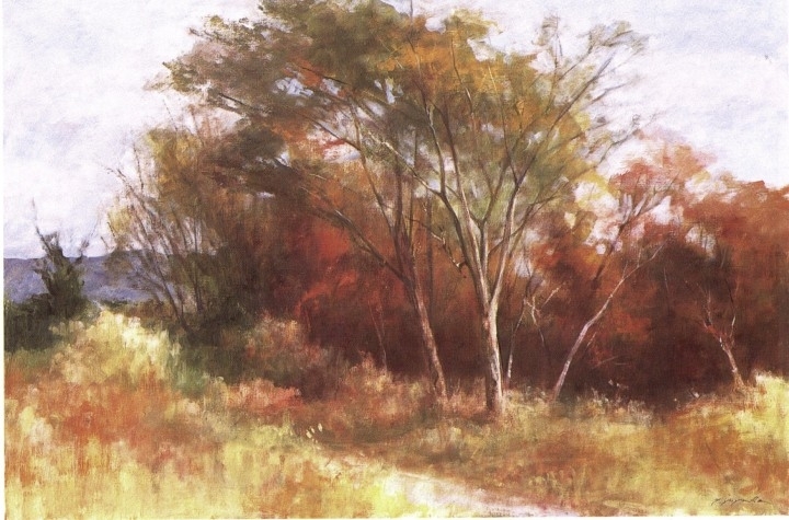 日本湯山俊久（Toshihisa Yuyama）油画风景作品