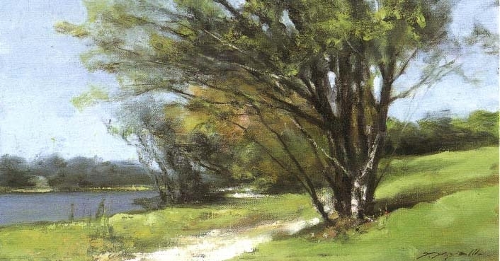 日本湯山俊久（Toshihisa Yuyama）油画风景作品