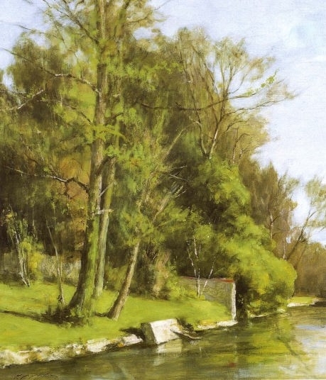 日本湯山俊久（Toshihisa Yuyama）油画风景作品