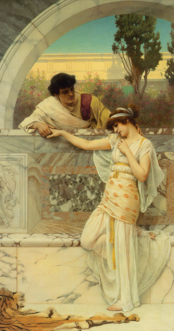 英国约翰·威廉·格威德（John William Godward）油画作品欣赏