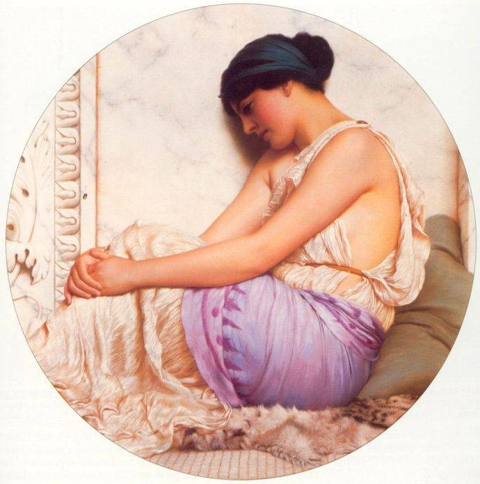 英国约翰·威廉·格威德（John William Godward）油画作品欣赏