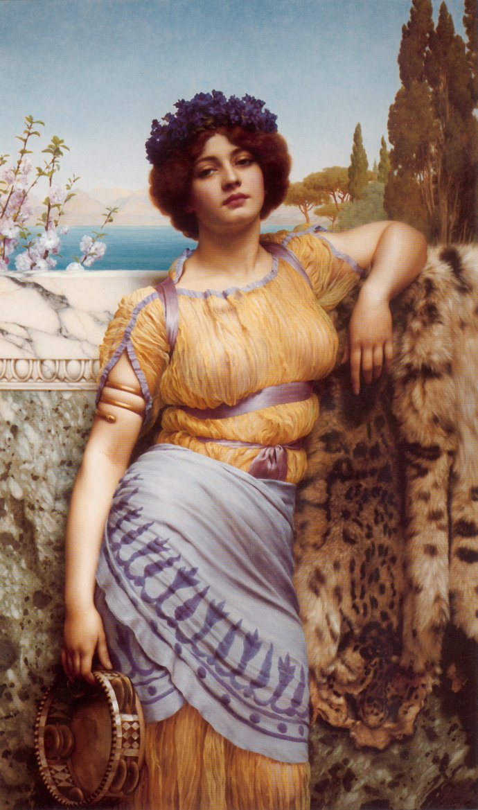 英国约翰·威廉·格威德（John William Godward）油画作品欣赏