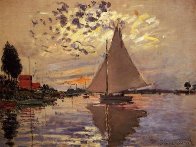 法国克劳德·莫奈（Claude Monet）风景油画