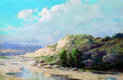 乌克兰画家尼古拉雅罗申柯（Nicholas Yaroshenko）油画风景作品