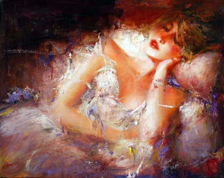 俄罗斯Misti Pavlov人物油画作品欣赏