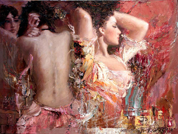 俄罗斯Misti Pavlov人物油画作品欣赏