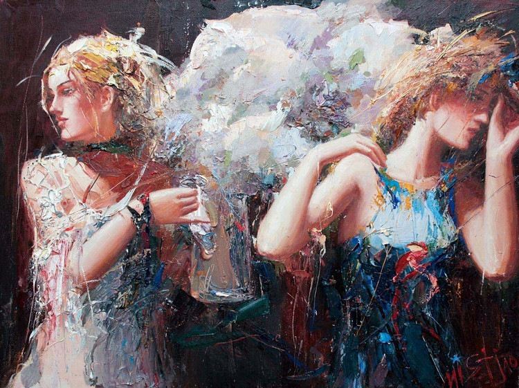 俄罗斯Misti Pavlov人物油画作品欣赏