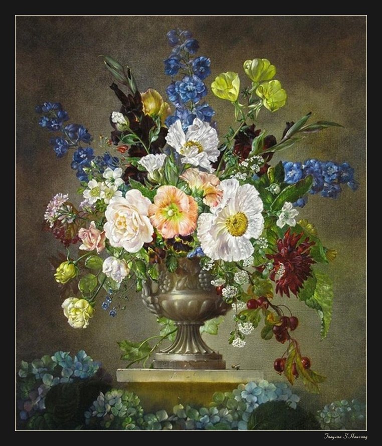 法国塞西尔·肯尼迪（Cecil Kennedy）油画花卉作品