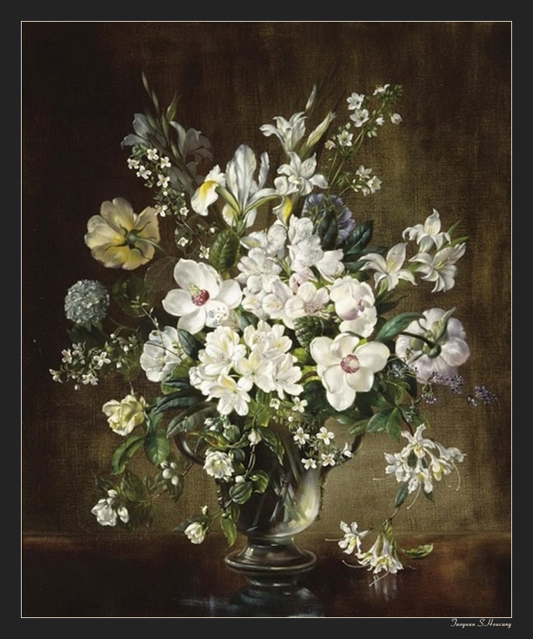 法国塞西尔·肯尼迪（Cecil Kennedy）油画花卉作品
