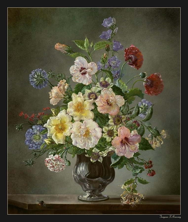 法国塞西尔·肯尼迪（Cecil Kennedy）油画花卉作品