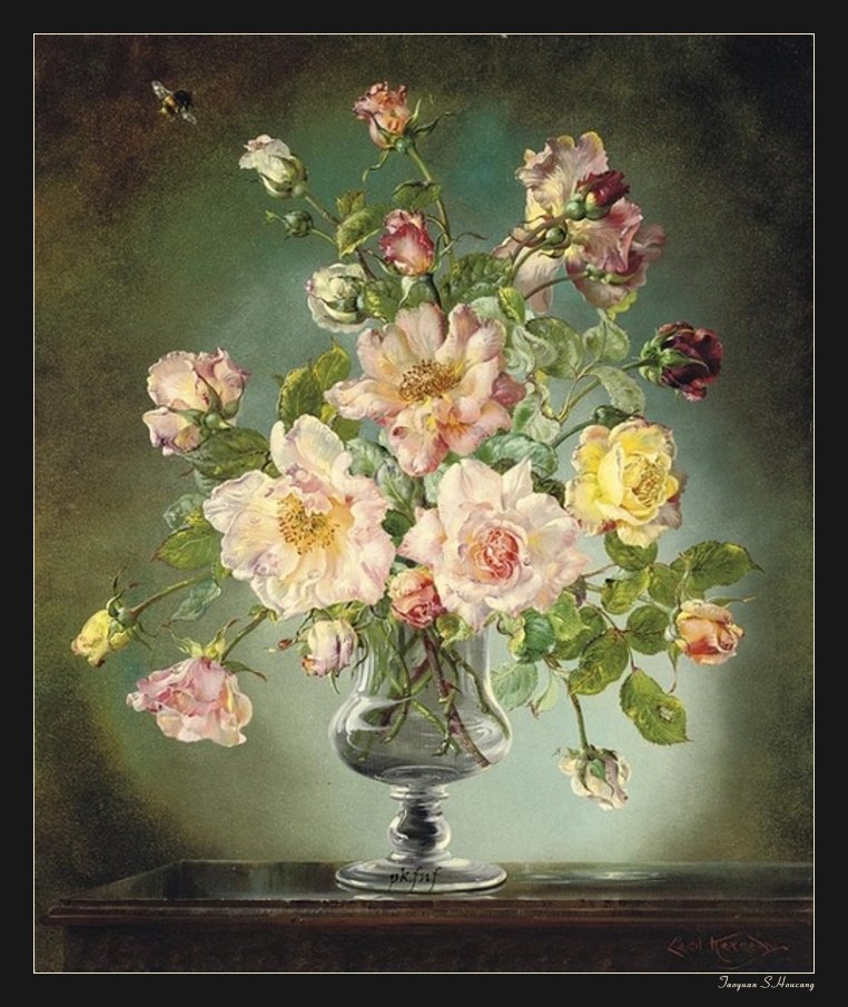 法国塞西尔·肯尼迪（Cecil Kennedy）油画花卉作品