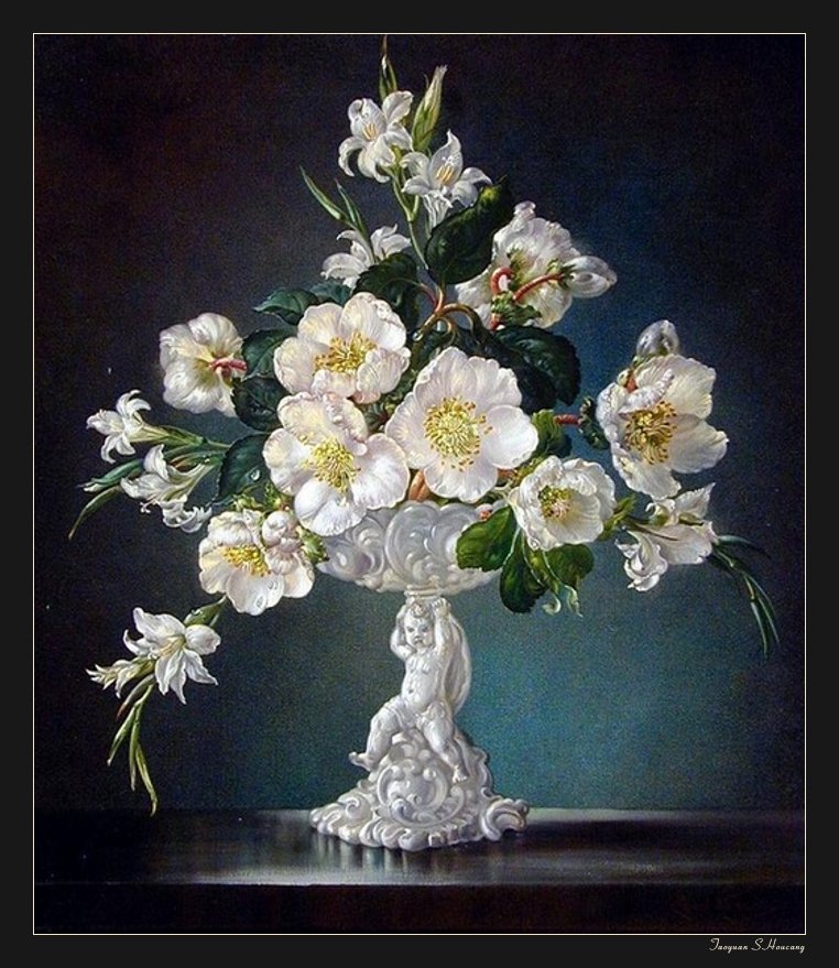 法国塞西尔·肯尼迪（Cecil Kennedy）油画花卉作品