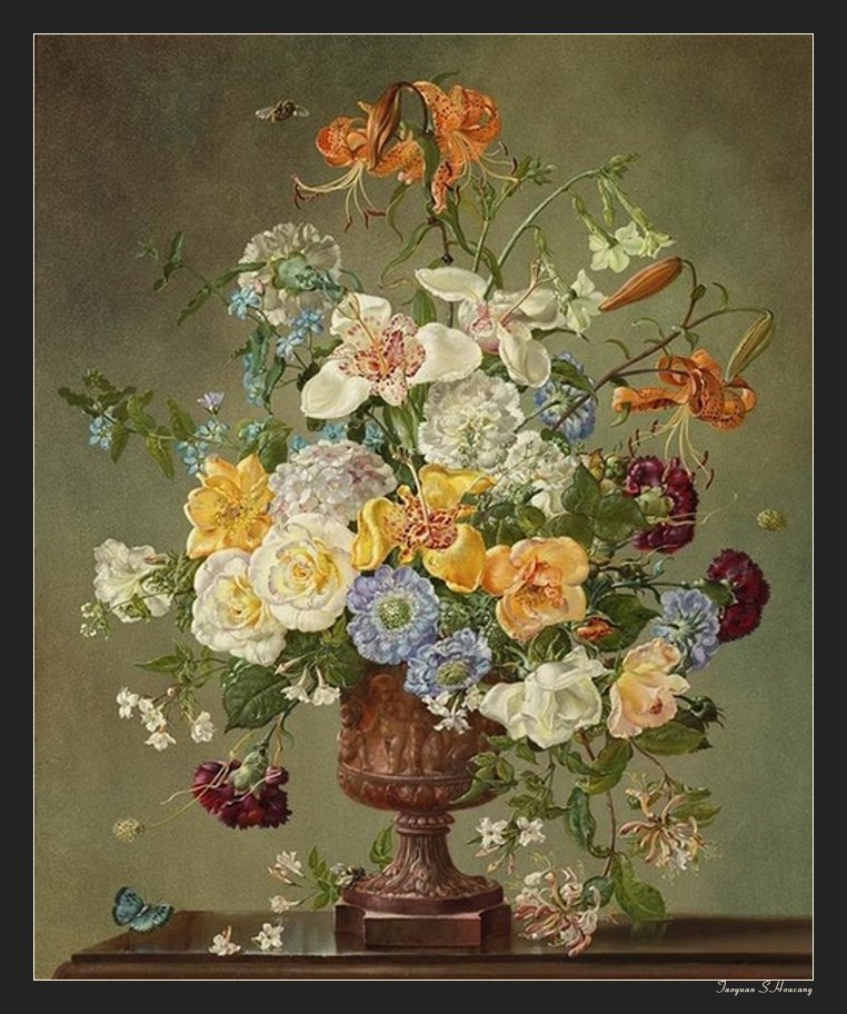 法国塞西尔·肯尼迪（Cecil Kennedy）油画花卉作品