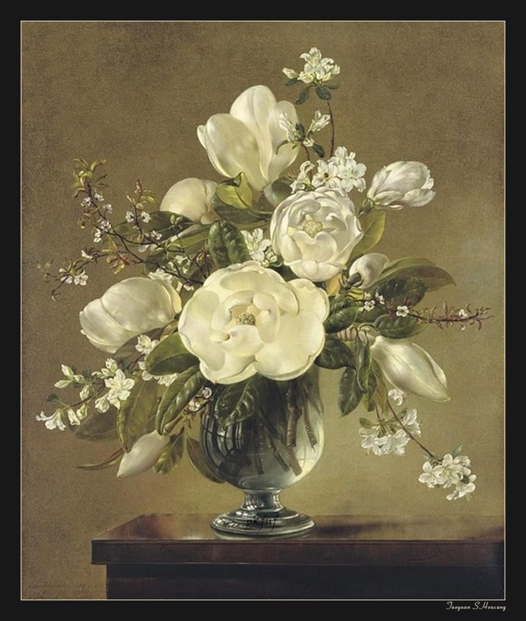 法国塞西尔·肯尼迪（Cecil Kennedy）油画花卉作品