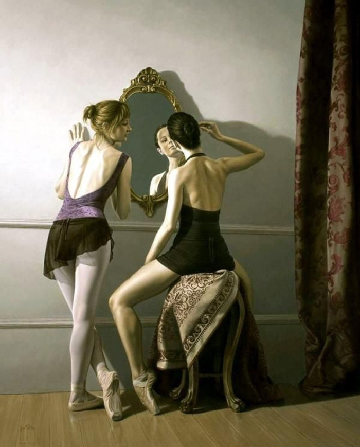 智利Sergio Martinez Cifuentes油画人物作品