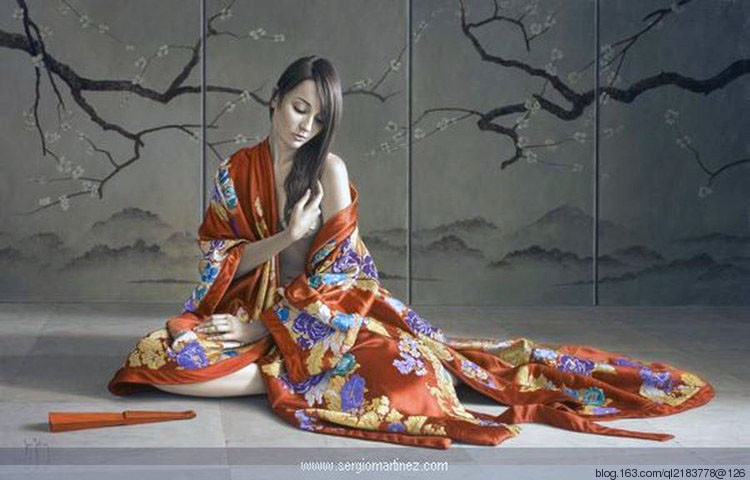 智利Sergio Martinez Cifuentes油画人物作品
