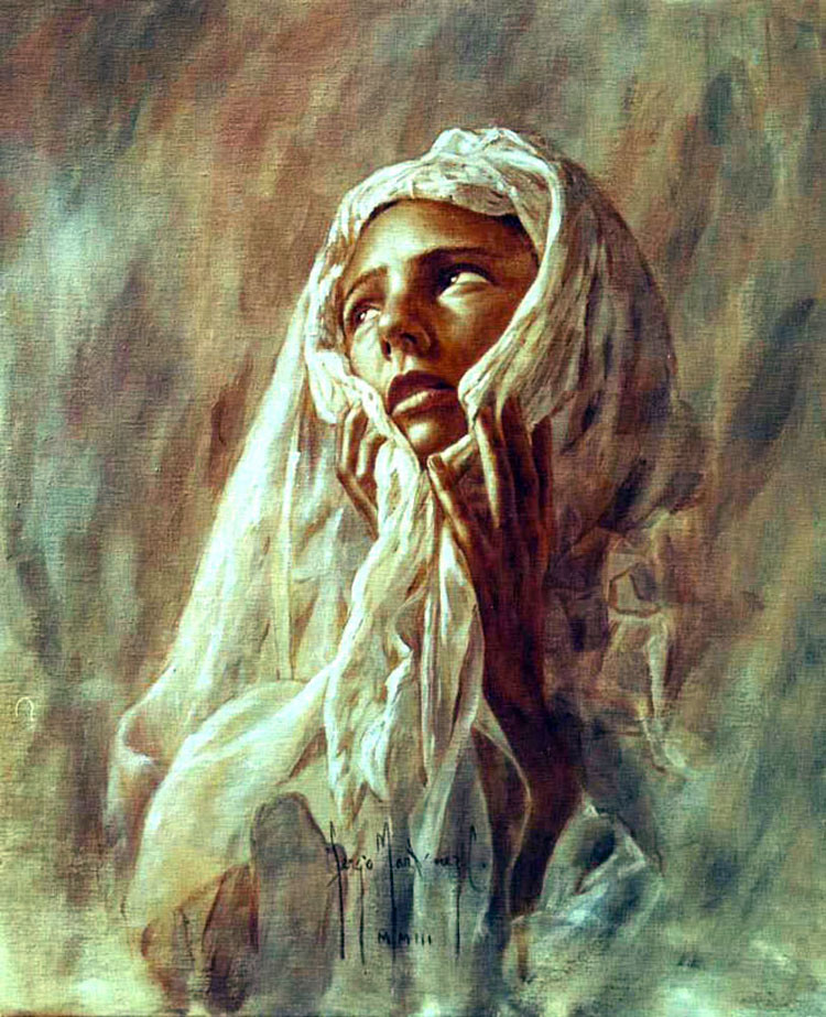 智利Sergio Martinez Cifuentes油画人物作品