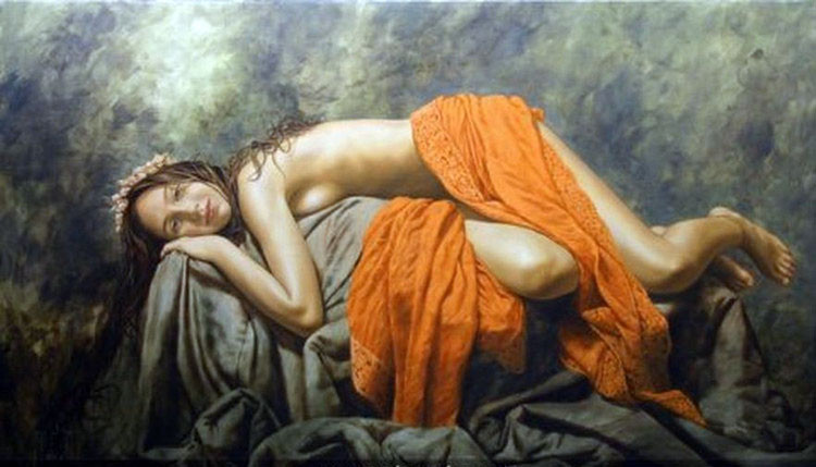 智利Sergio Martinez Cifuentes油画人物作品