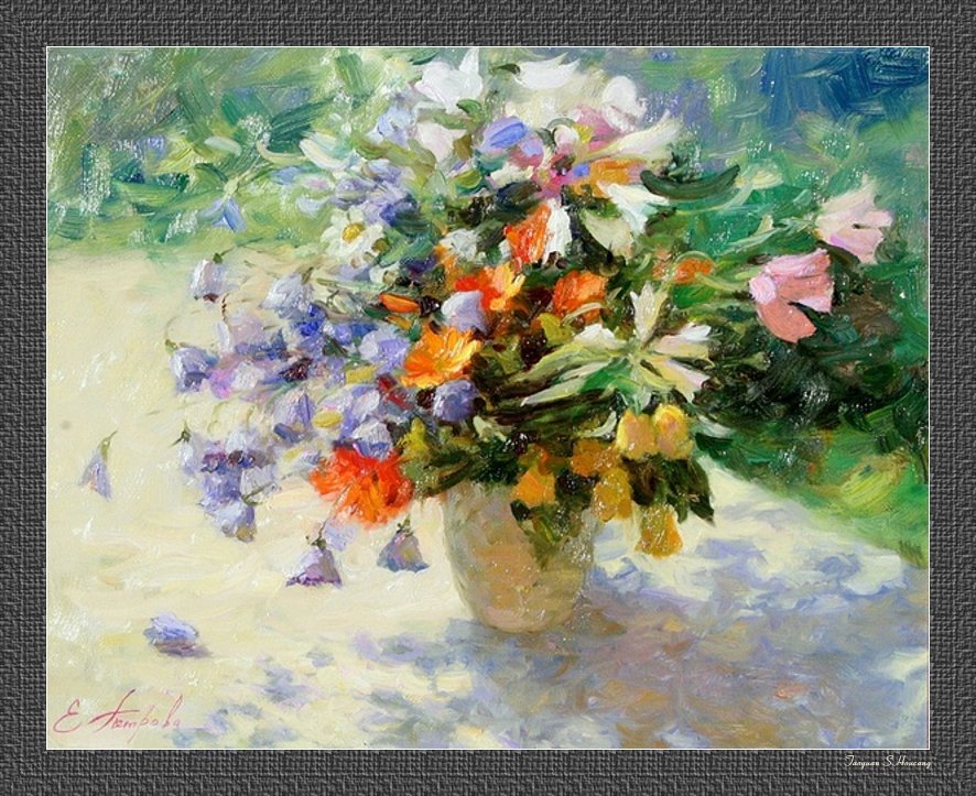 俄罗斯Elena Petrova静物油画作品欣赏