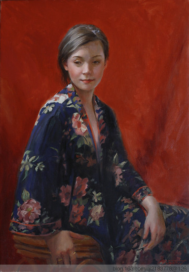 美国Steve Moppert人物油画作品欣赏