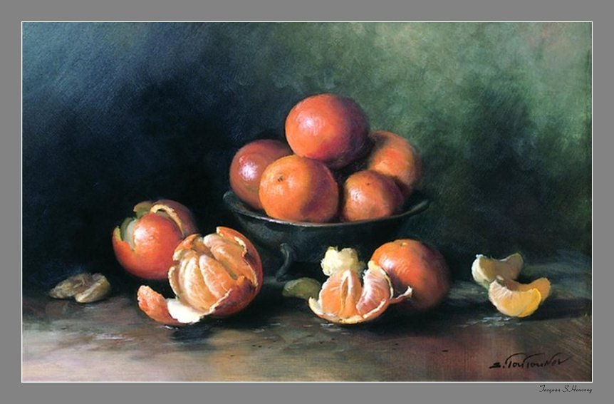 俄罗斯Serguei Toutounov油画花卉作品(一）