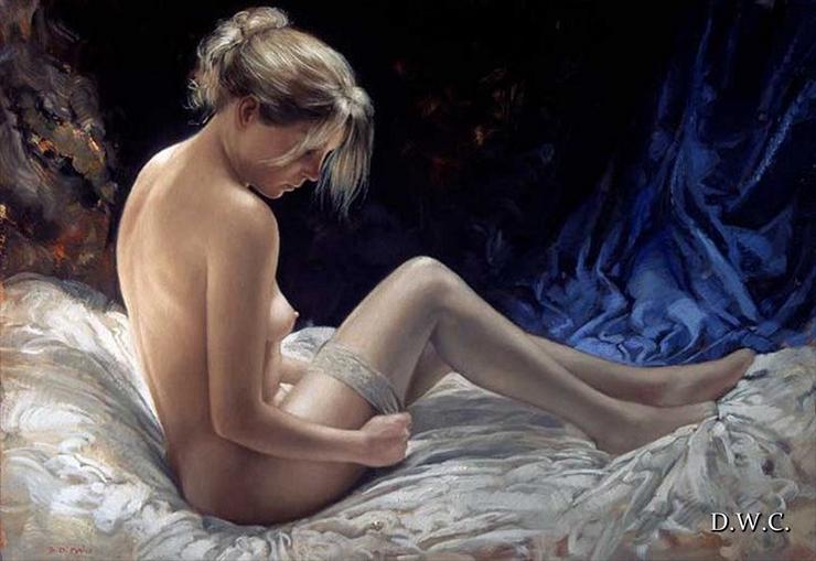 意大利画家布鲁诺迪·马尤（Bruno Di Maio）人体油画