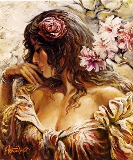 法国Arkady Ostritski油画人物