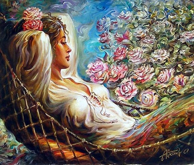 法国Arkady Ostritski油画人物