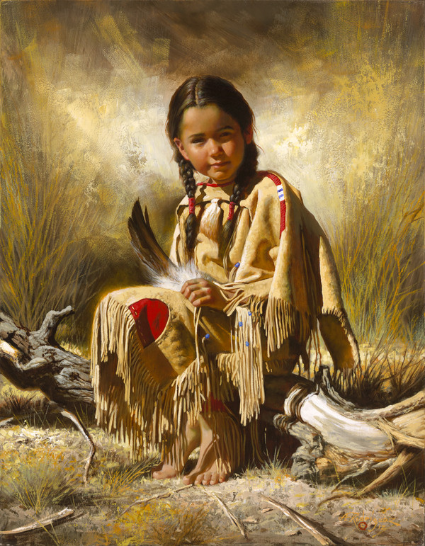 墨西哥艺术家Alfredo Rodriguez油画人物二