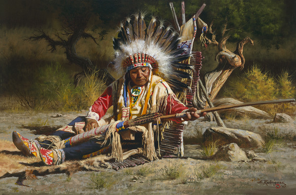 墨西哥艺术家Alfredo Rodriguez油画人物二