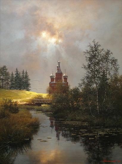 俄罗斯Kolpashnikov油画风景