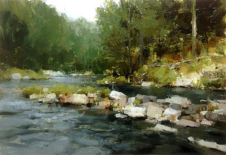 美国Mark Boedges风景油画作品欣赏
