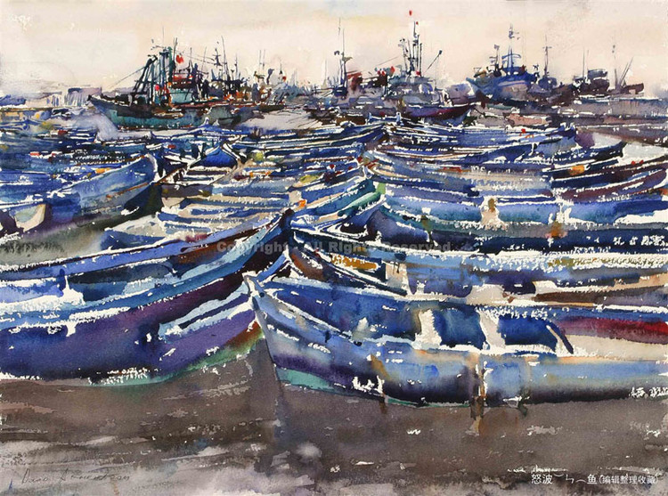 哈萨克斯坦Daud Akhriev风景油画作品欣赏
