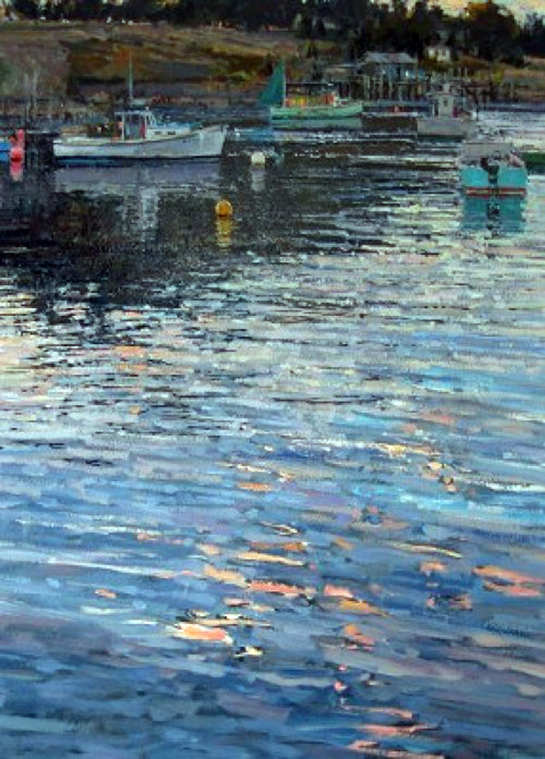 哈萨克斯坦Daud Akhriev风景油画作品欣赏