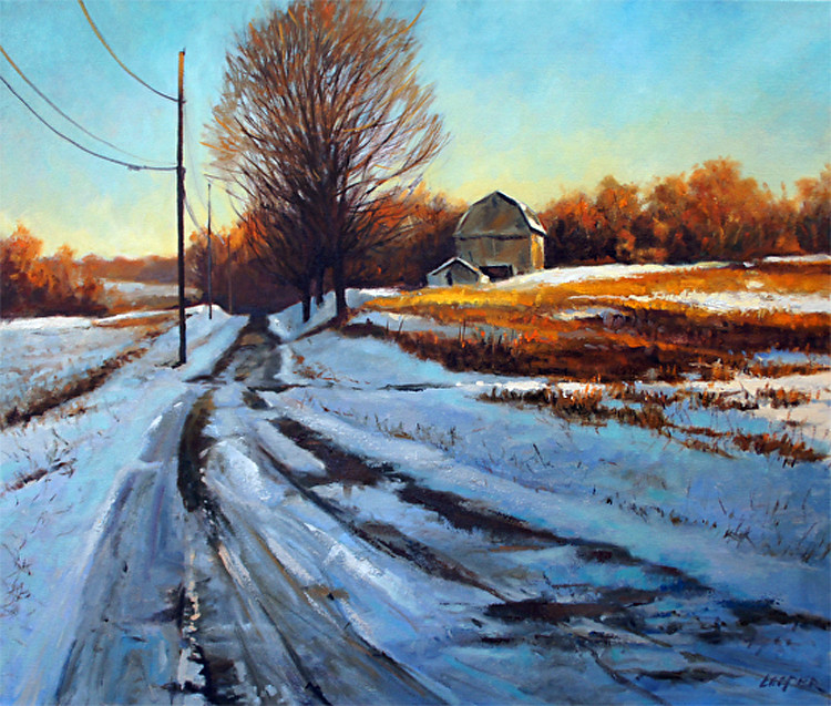 美国Christopher Leeper雪景油画作品欣赏