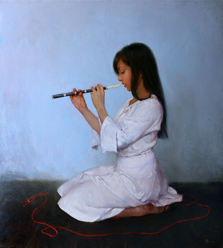 俄罗斯Evgeniy Monahov人物油画作品欣赏