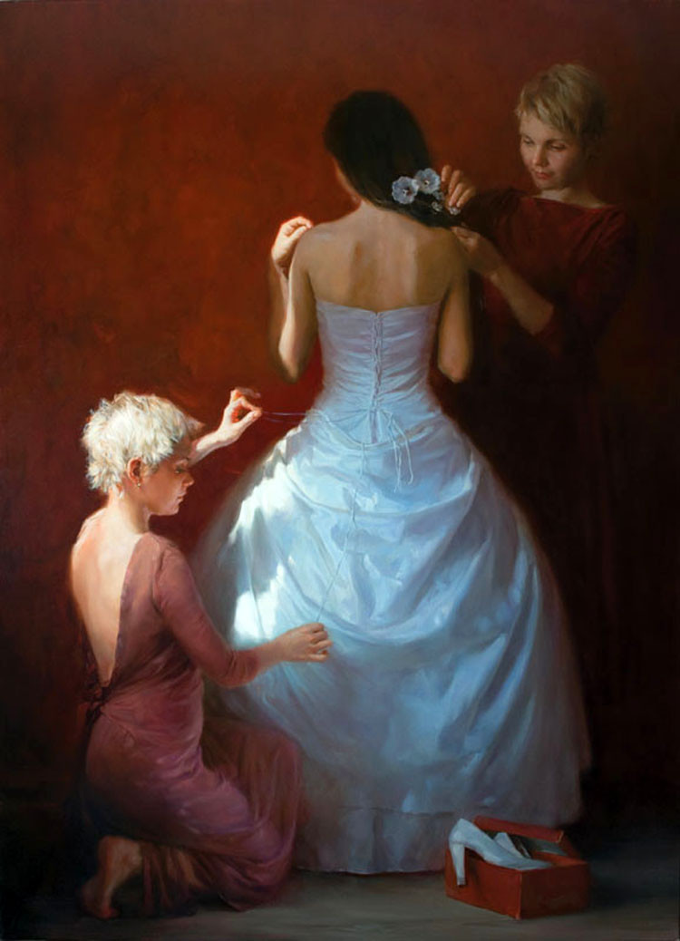 俄罗斯Evgeniy Monahov人物油画作品欣赏